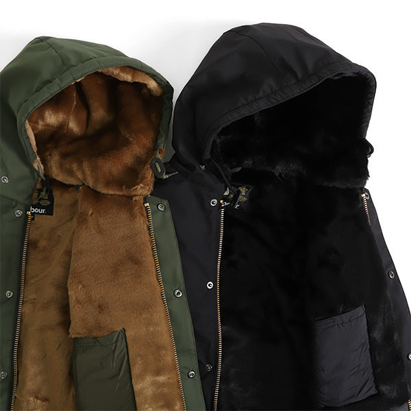 Barbour バブアー ファーライナー付き フーデッド ビデイル MCA0439 (メンズ)