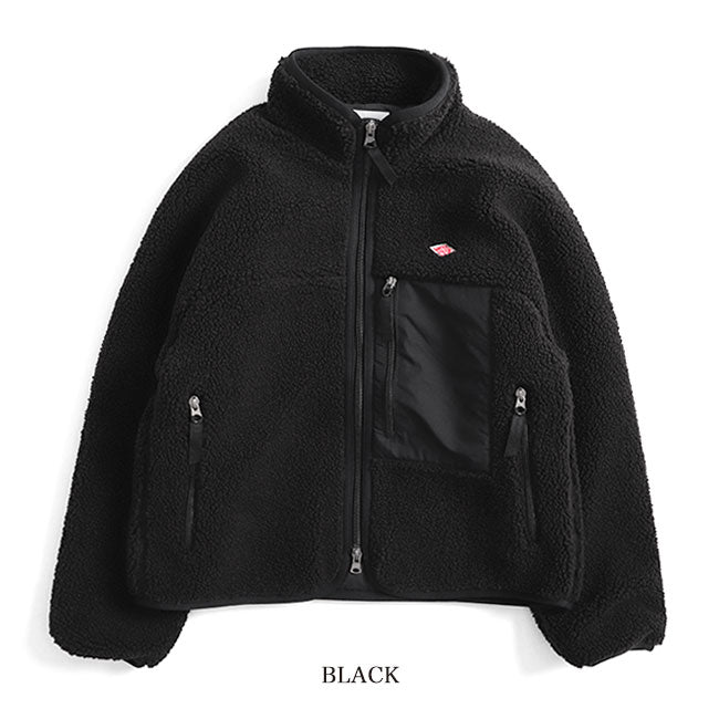 DANTON ダントン スタンドカラー ボアフリースジャケット DT-A0194 LBA 中綿 レディース