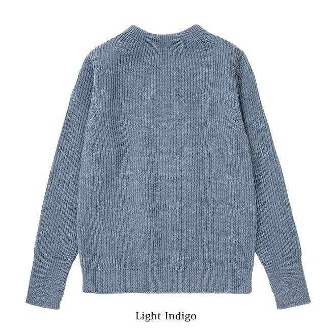 ANDERSEN-ANDERSEN アンデルセンアンデルセン NAVY CREWNECK 5GG インディゴ ネイビー クルーネック ニットセーター メンズ レディース