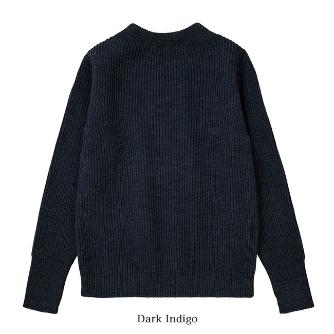 ANDERSEN-ANDERSEN アンデルセンアンデルセン NAVY CREWNECK 5GG インディゴ ネイビー クルーネック ニットセーター メンズ レディース