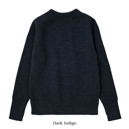 ANDERSEN-ANDERSEN アンデルセンアンデルセン NAVY CREWNECK 5GG インディゴ ネイビー クルーネック ニットセーター メンズ レディース