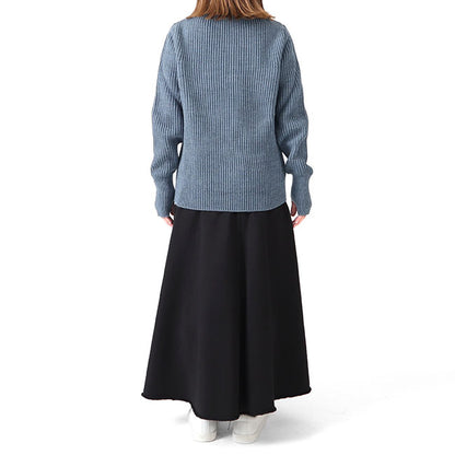 ANDERSEN-ANDERSEN アンデルセンアンデルセン NAVY CREWNECK 5GG インディゴ ネイビー クルーネック ニットセーター メンズ レディース