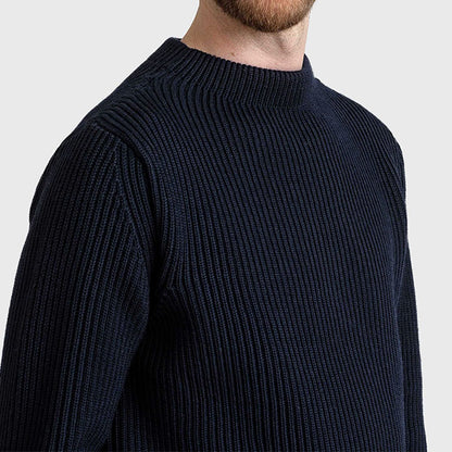 ANDERSEN-ANDERSEN アンデルセンアンデルセン NAVY CREWNECK 5GG インディゴ ネイビー クルーネック ニットセーター メンズ レディース
