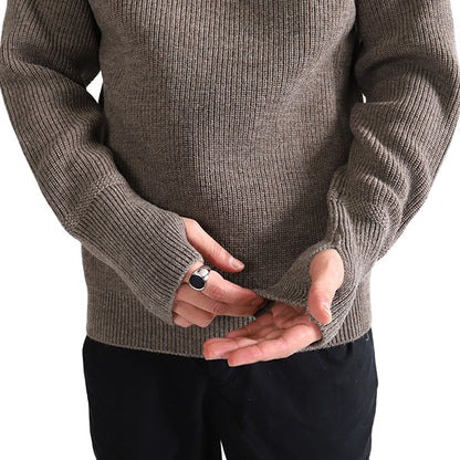 [予約商品] 【NEW】 ANDERSEN-ANDERSEN SAILOR CREWNECK 7GG ナチュラル