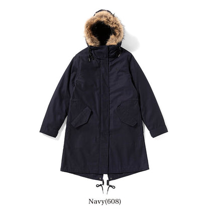 FRED PERRY フレッドペリー フィッシュテール ミリタリー モッズコート J4132 ファー付き モッズパーカー レディース