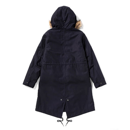 FRED PERRY フレッドペリー フィッシュテール ミリタリー モッズコート J4132 ファー付き モッズパーカー レディース