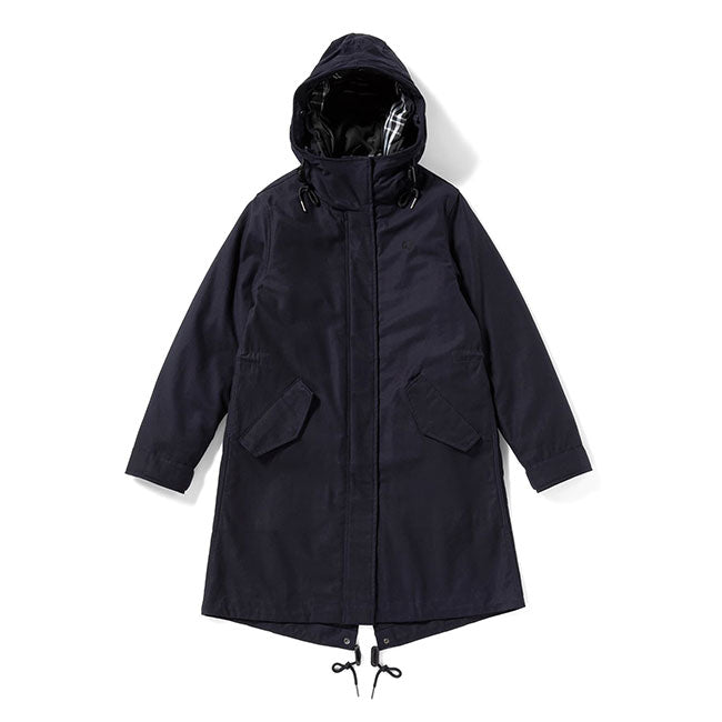 FRED PERRY フレッドペリー フィッシュテール ミリタリー モッズコート J4132 ファー付き モッズパーカー レディース