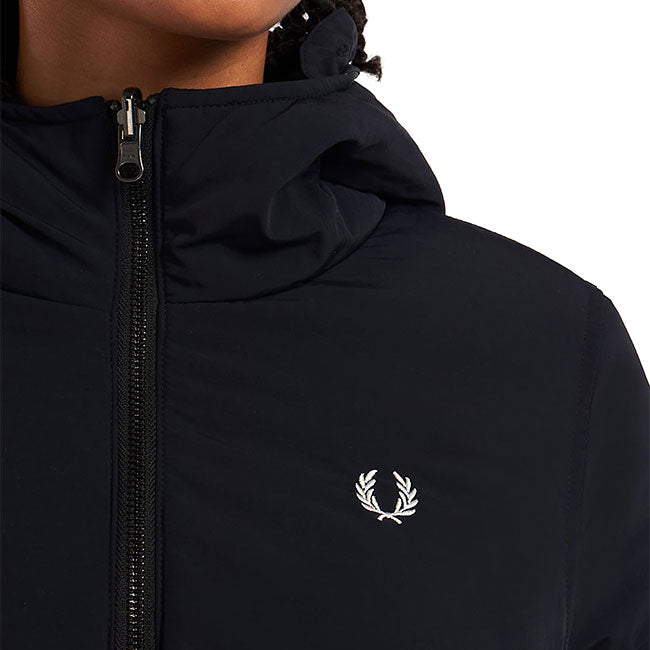 FRED PERRY フレッドペリー フィッシュテール ミリタリー モッズコート J4132 ファー付き モッズパーカー レディース