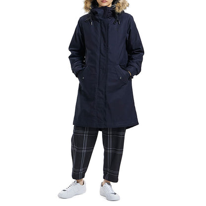 FRED PERRY フレッドペリー フィッシュテール ミリタリー モッズコート J4132 ファー付き モッズパーカー レディース