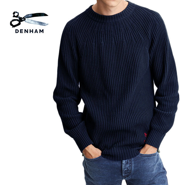 DENHAM デンハム コマンド ニットセーター CRESTON CREW CK メンズ