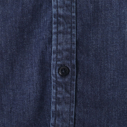 DENHAM デンハム AXEL SHIRT IC シザーロゴ アクセル ストレッチ デニムシャツ 01-21-10-43-030 長袖シャツ メンズ