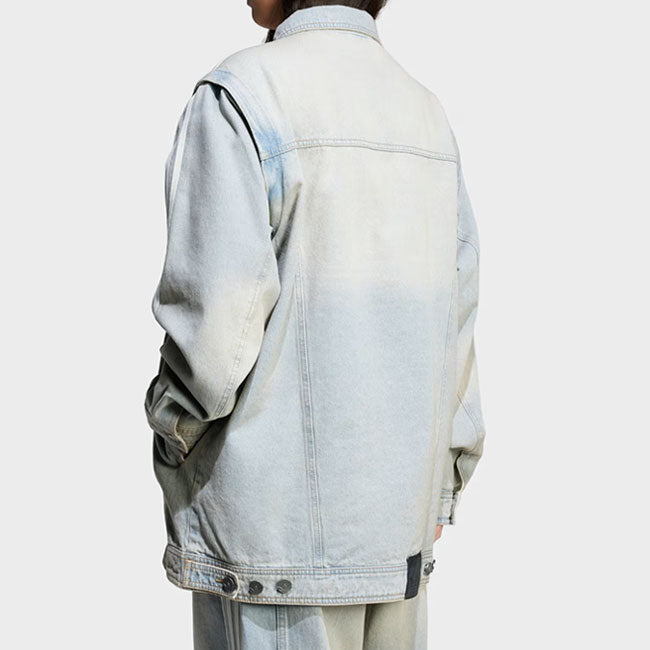 adidas originals アディダスオリジナルス ADILENIUM アディレニウム デニムシャツジャケット JX9209 インディゴ デニムジャケット Gジャン レディース