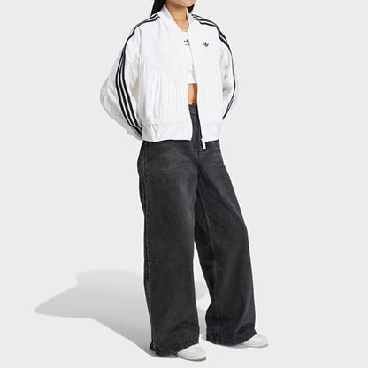 adidas originals アディダスオリジナルス ADILENIUM アディレニウム ジップ ウォッシュドデニムパンツ JX9211 インディゴ ジーパン ジーンズ レディース