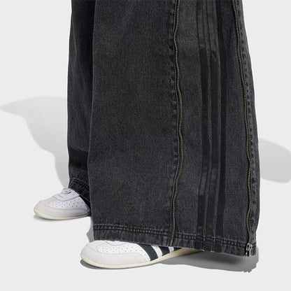 adidas originals アディダスオリジナルス ADILENIUM アディレニウム ジップ ウォッシュドデニムパンツ JX9211 インディゴ ジーパン ジーンズ レディース