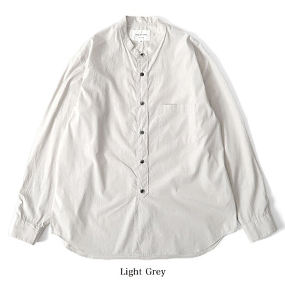Still by Hand スティルバイハンド バンドカラーシャツ SH04201 長袖シャツ ノーカラー (メンズ)