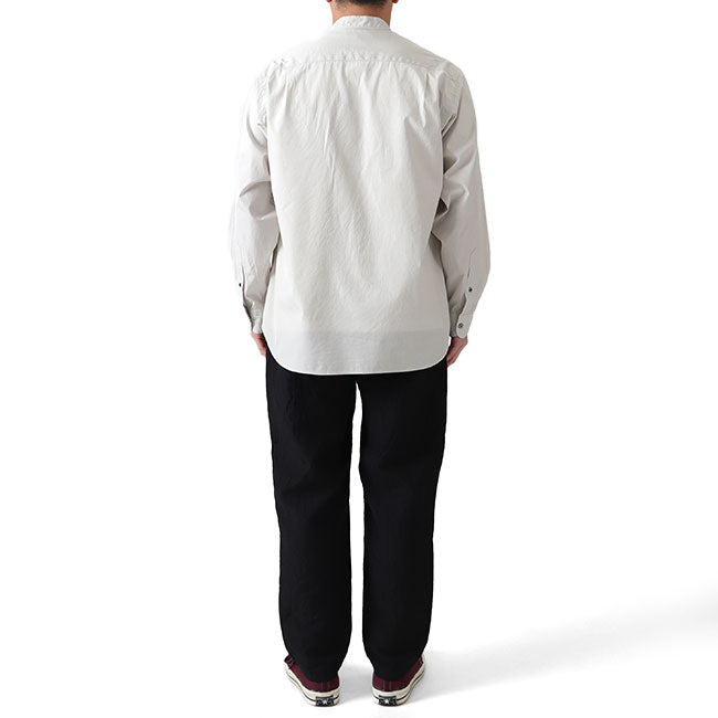 Still by Hand スティルバイハンド バンドカラーシャツ SH04201 長袖シャツ ノーカラー (メンズ)