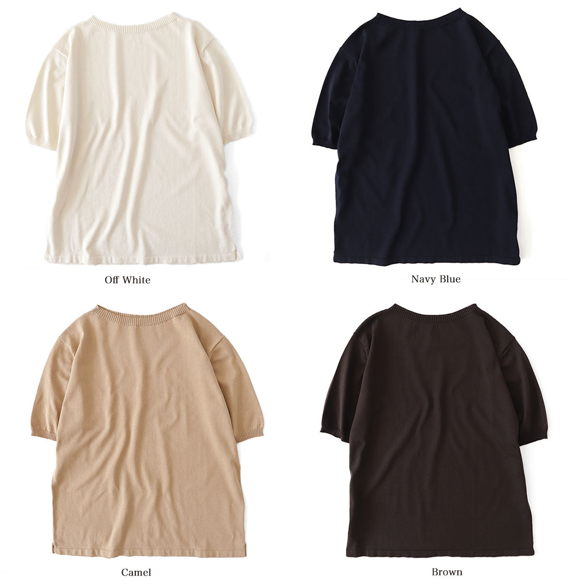 ANDERSEN-ANDERSEN アンデルセンアンデルセン RIGGER 12ゲージ ハイゲージ ニットTシャツ AA1911006 (メンズ レディース)