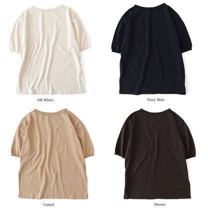 ANDERSEN-ANDERSEN アンデルセンアンデルセン RIGGER 12ゲージ ハイゲージ ニットTシャツ AA1911006 (メンズ レディース)