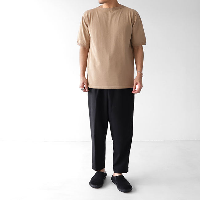 ANDERSEN-ANDERSEN アンデルセンアンデルセン RIGGER 12ゲージ ハイゲージ ニットTシャツ AA1911006 (メンズ レディース)