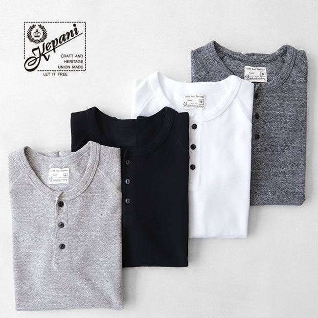 Kepani ケパニ ヘンリーネックTシャツ KP9940MS KP9940MS-GD (メンズ)