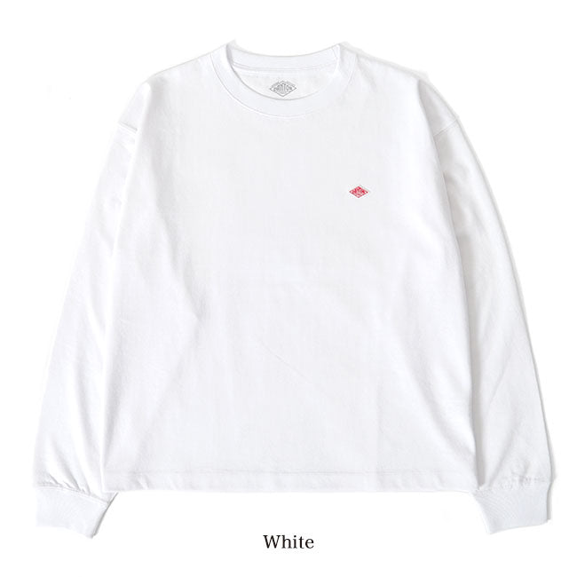 DANTON ダントン ワッペンロゴ ワイド ロンT DT-C0132 DT-C0133 長袖Tシャツ メンズ レディース