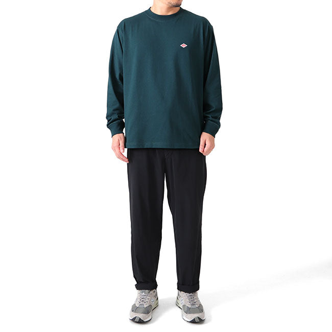 DANTON ダントン ワッペンロゴ ワイド ロンT DT-C0132 DT-C0133 長袖Tシャツ メンズ レディース