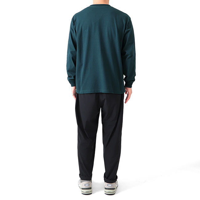 DANTON ダントン ワッペンロゴ ワイド ロンT DT-C0132 DT-C0133 長袖Tシャツ メンズ レディース