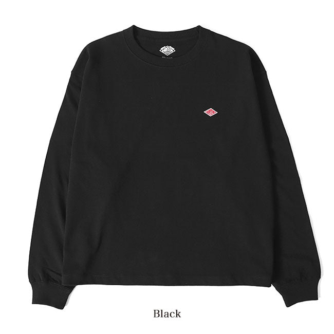 DANTON ダントン ワッペンロゴ ワイド ロンT DT-C0132 DT-C0133 長袖Tシャツ メンズ レディース