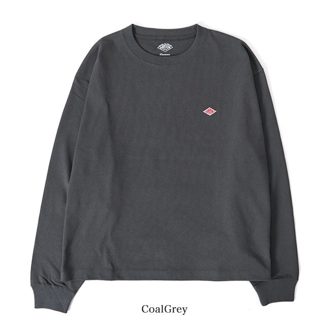 DANTON ダントン ワッペンロゴ ワイド ロンT DT-C0132 DT-C0133 長袖Tシャツ メンズ レディース