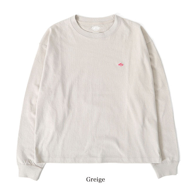 DANTON ダントン ワッペンロゴ ワイド ロンT DT-C0132 DT-C0133 長袖Tシャツ メンズ レディース