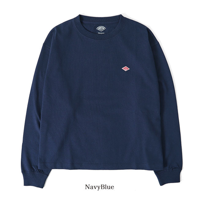 DANTON ダントン ワッペンロゴ ワイド ロンT DT-C0132 DT-C0133 長袖Tシャツ メンズ レディース