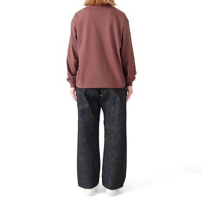 DANTON ダントン ワッペンロゴ ワイド ロンT DT-C0132 DT-C0133 長袖Tシャツ メンズ レディース