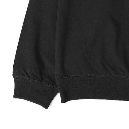 DANTON ダントン リブ付き ワッペンロゴ ワイド ロンT DT-C0134 スウェットロンT 長袖Tシャツ メンズ