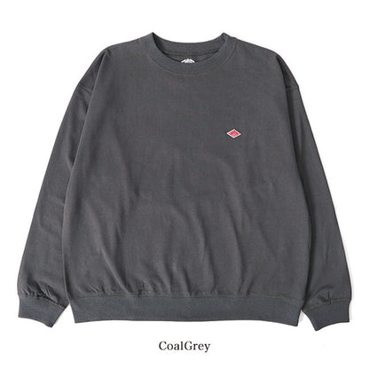 DANTON ダントン リブ付き ワッペンロゴ ワイド ロンT DT-C0134 スウェットロンT 長袖Tシャツ メンズ