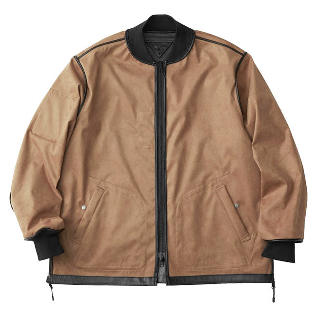 White Mountaineering DOUBLEFACE FAUX LEATHER REVERSIBLE MA-1 WM2373214