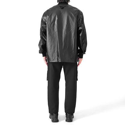 White Mountaineering DOUBLEFACE FAUX LEATHER REVERSIBLE MA-1 WM2373214