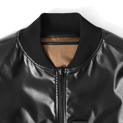 White Mountaineering DOUBLEFACE FAUX LEATHER REVERSIBLE MA-1 WM2373214