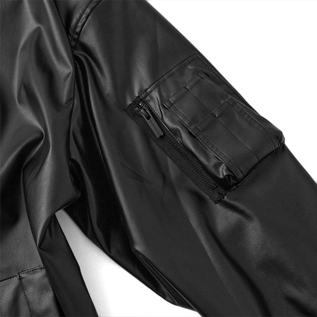 White Mountaineering DOUBLEFACE FAUX LEATHER REVERSIBLE MA-1 WM2373214