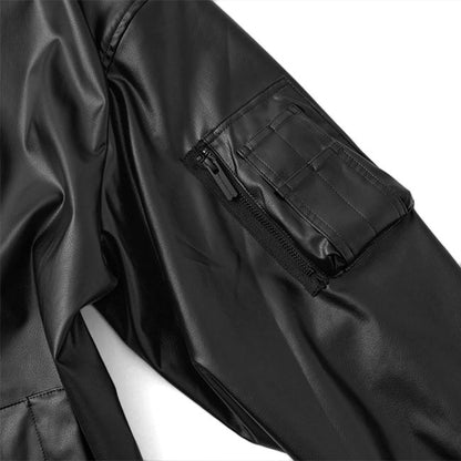 White Mountaineering DOUBLEFACE FAUX LEATHER REVERSIBLE MA-1 WM2373214