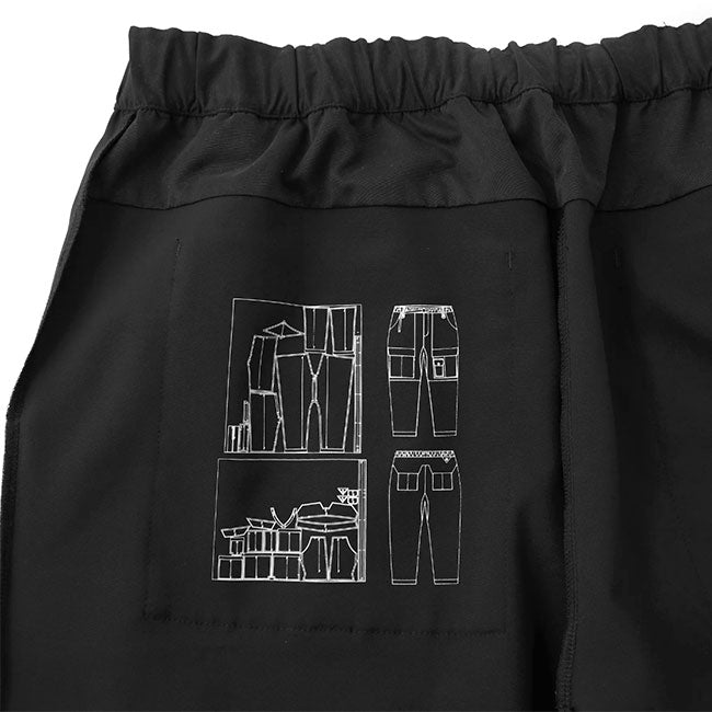 BLK White Mountaineering TECH LOGGER PANTS BK2373405