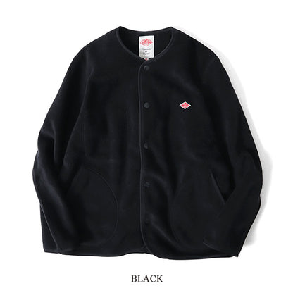DANTON ダントン フリース ノーカラー ジャケット カーディガン JD-8939 (メンズ)