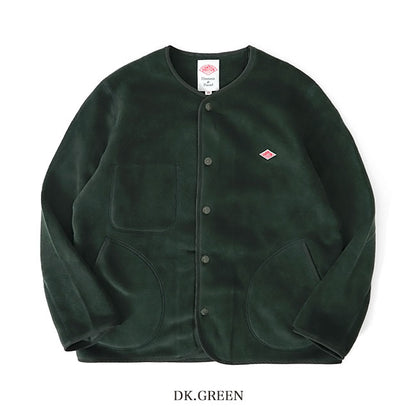 DANTON ダントン フリース ノーカラー ジャケット カーディガン JD-8939 (メンズ)