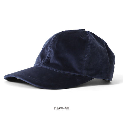 KIJIMA TAKAYUKI 6PANEL CAP VELOUR W-202839
