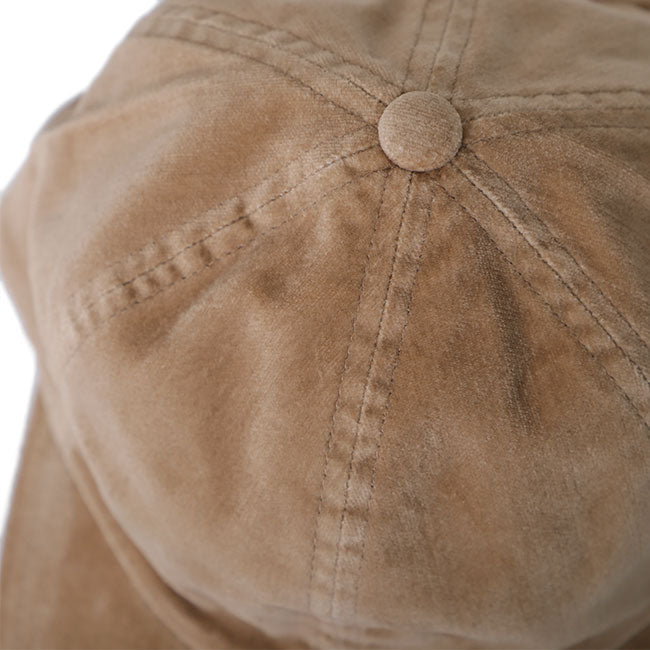 KIJIMA TAKAYUKI 6PANEL CAP VELOUR W-202839