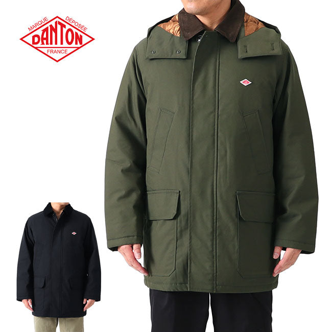 DANTON ダントン T/C ギャバジン プリマロフト インサレーションコート JD-8076 SOG メンズ