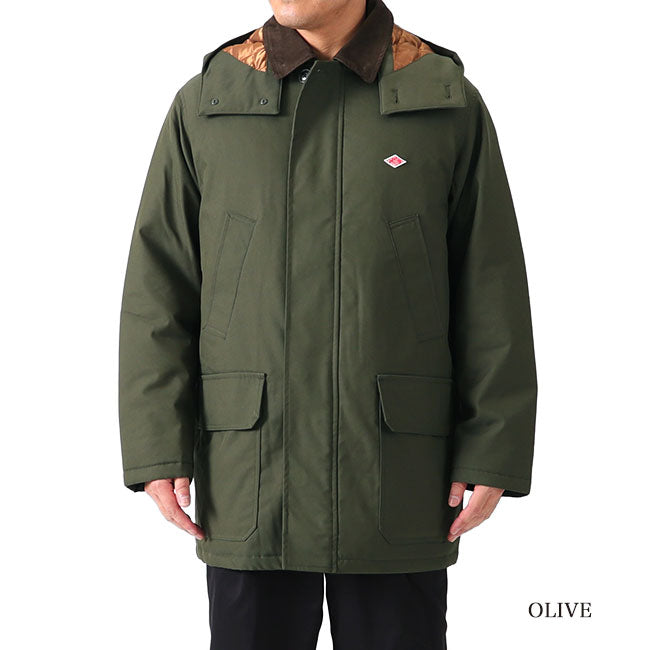 DANTON ダントン T/C ギャバジン プリマロフト インサレーションコート JD-8076 SOG メンズ