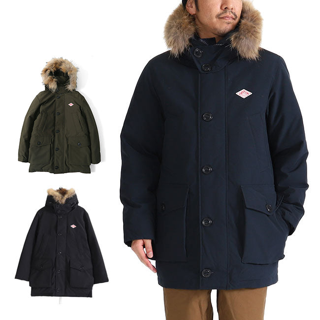 DANTON ダントン ファー付き フードダウンコート JD-8932 LAS ダウンジャケット (メンズ)