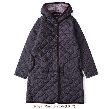 別注カラー LAVENHAM ラベンハム BRUNDON ブランドン ラブンスター キルティングコー ロングコート (レディース)