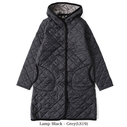 別注カラー LAVENHAM ラベンハム BRUNDON ブランドン ラブンスター キルティングコー ロングコート (レディース)
