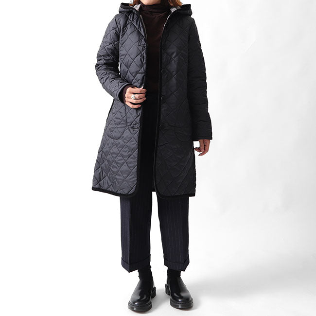 別注カラー LAVENHAM ラベンハム BRUNDON ブランドン ラブンスター キルティングコー ロングコート (レディース)